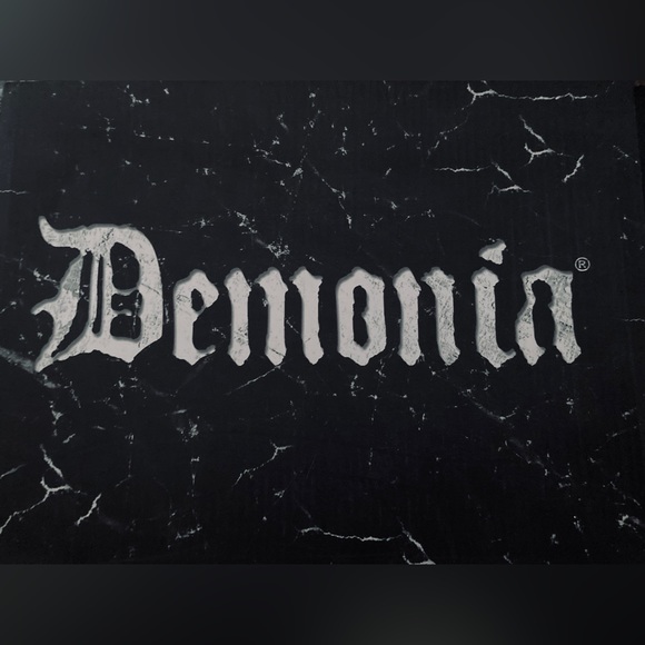 DEMONIA - SNEEKER CREEPER - Size UK 4 US 6 - BLACK Canvas - Picture 9 of 9